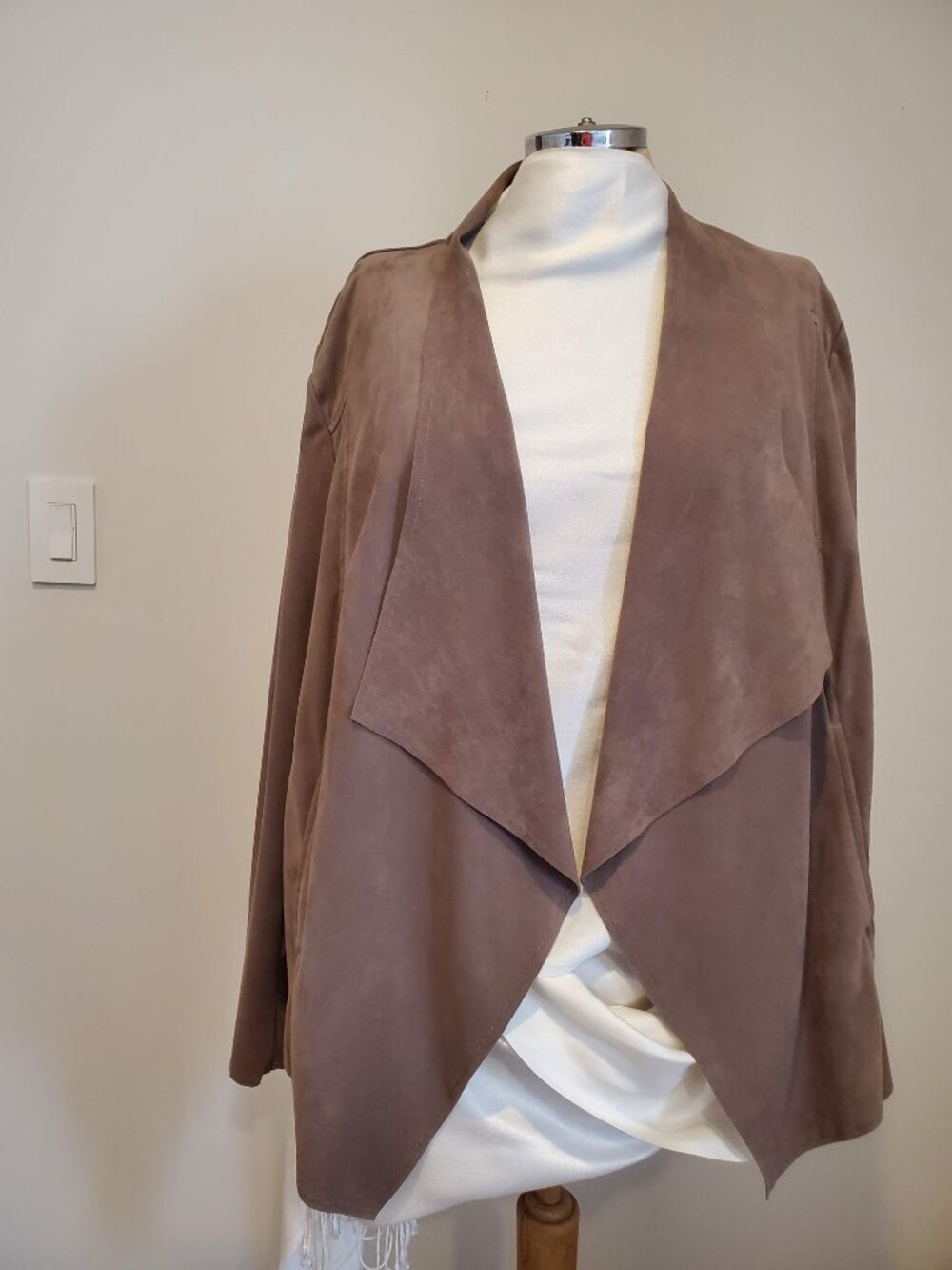 KUT from the Kloth faux suede bolero style coat